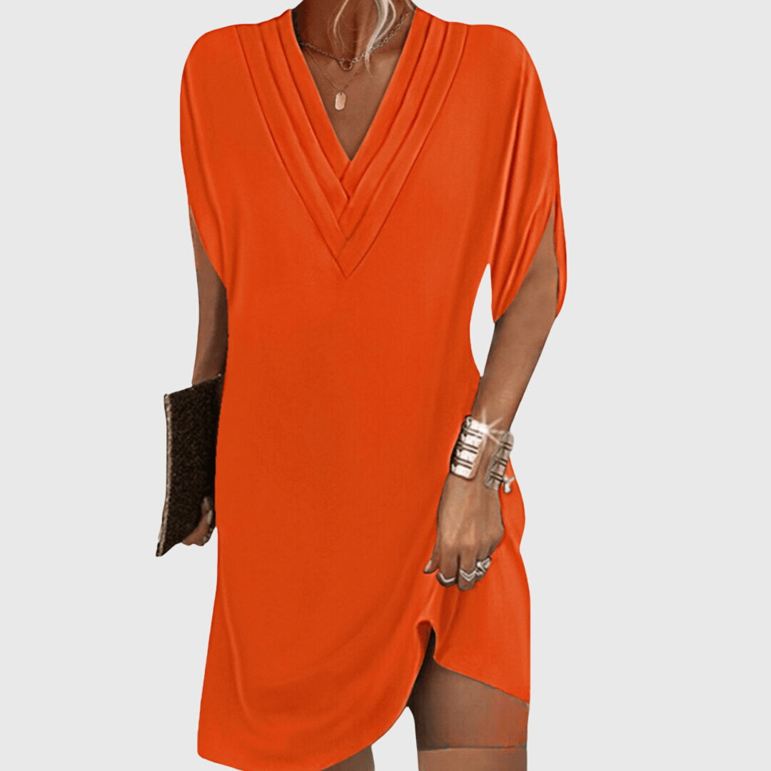 Image of Cheri | Women's V-Neck Mini Dress