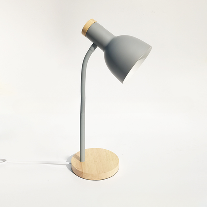 Children's Room Table Lamp with Metal Shade