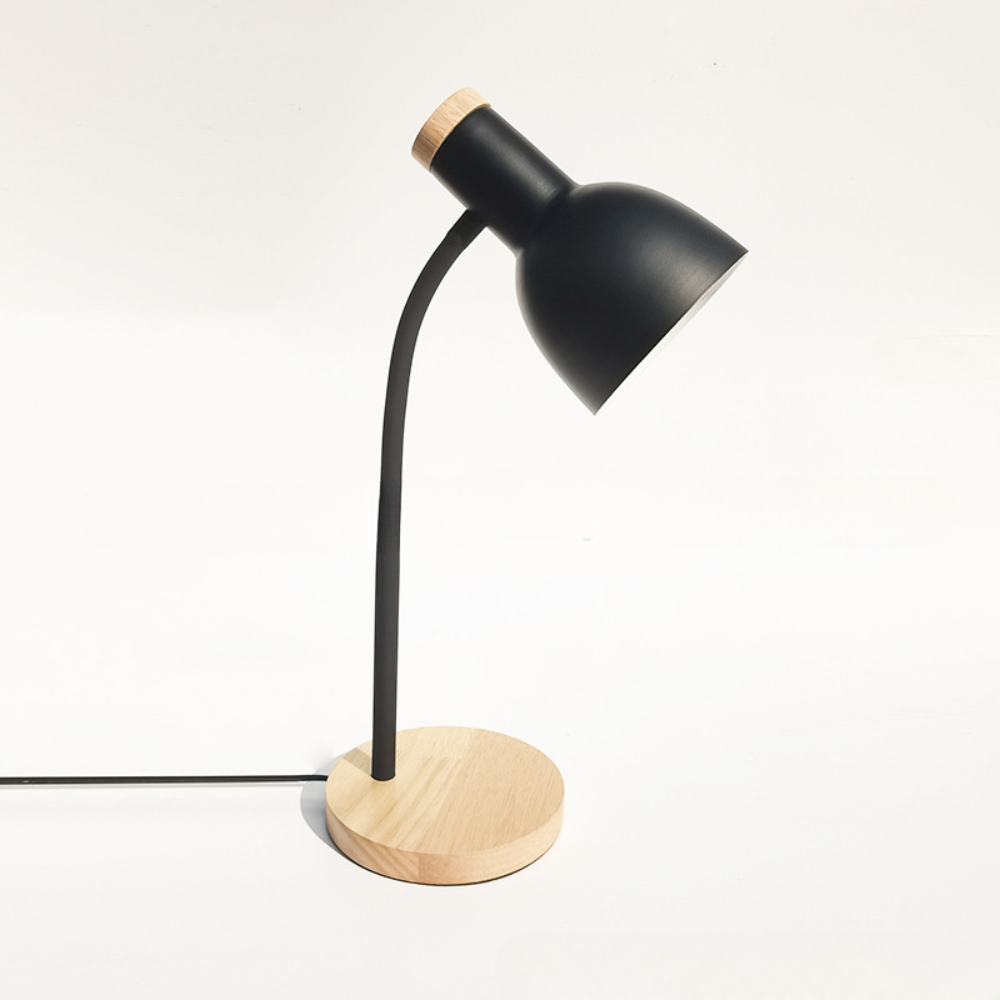 Children's Room Table Lamp with Metal Shade