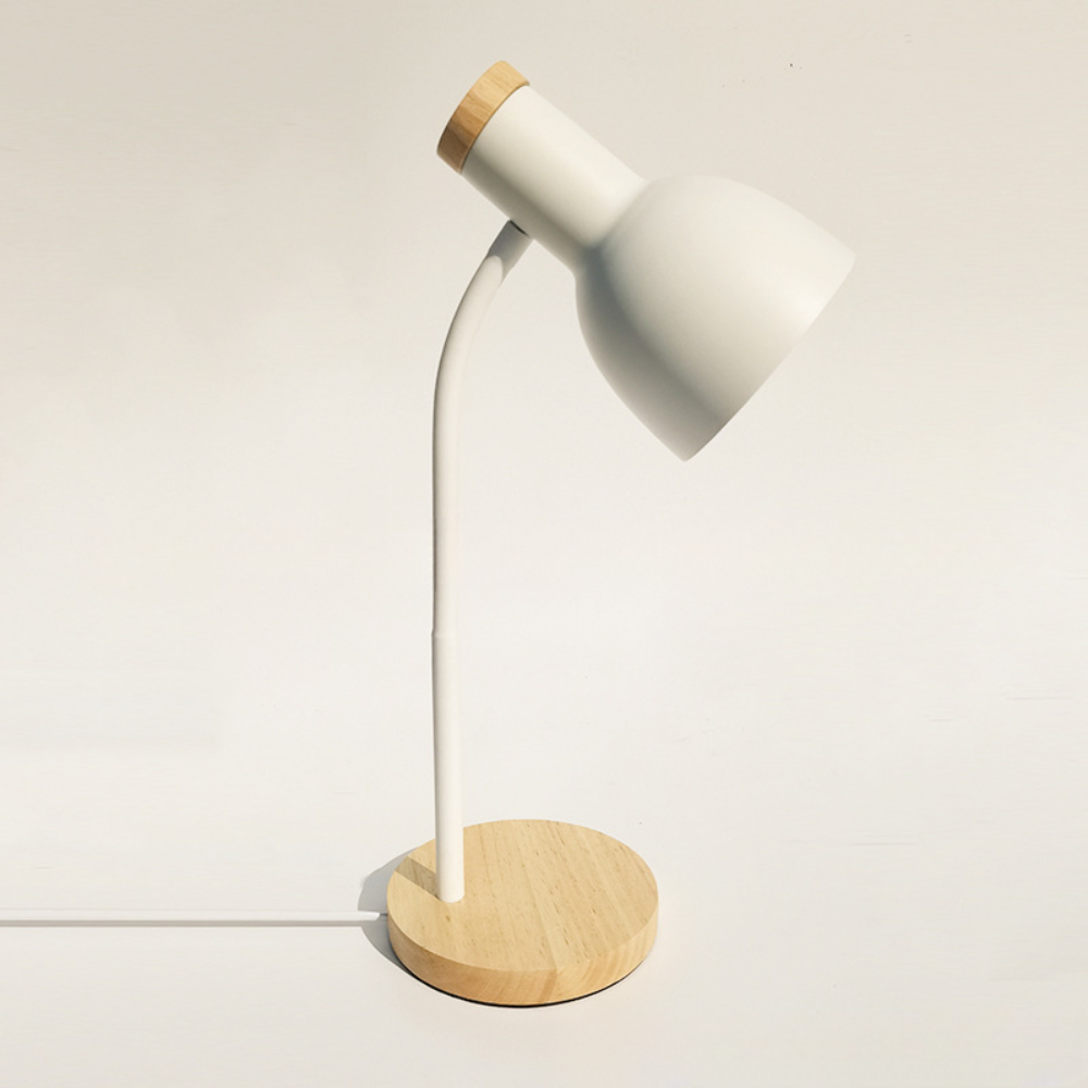 Children's Room Table Lamp with Metal Shade