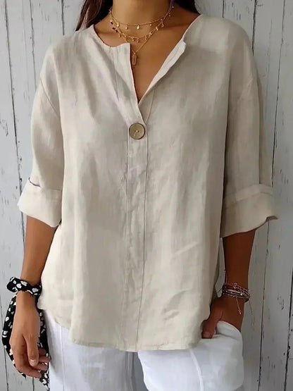 Image of Christine | Women's Oversized Button-Up Blouse