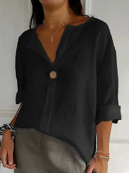 Image of Christine | Women's Oversized Button-Up Blouse