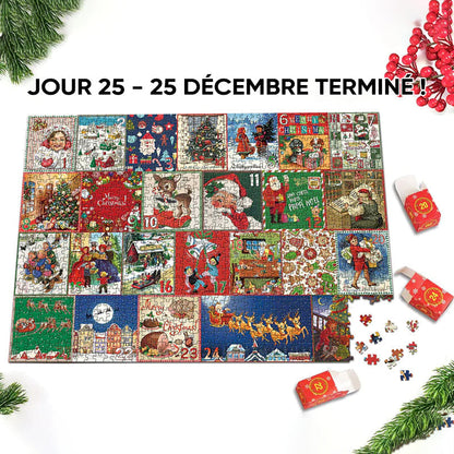 Christmas Advent Calendar 1000-Piece Jigsaw Puzzle