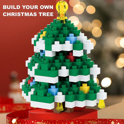 Christmas Building Bricks Set – Collectible Holiday Mini Figures in Gift Box