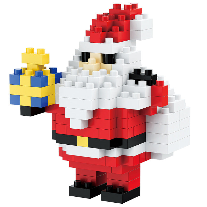 Christmas Building Bricks Set – Collectible Holiday Mini Figures in Gift Box