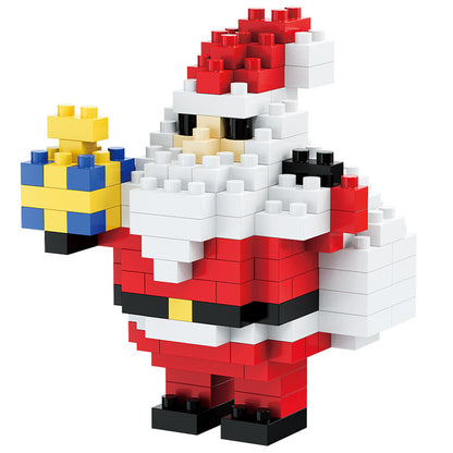 Christmas Building Bricks Set – Collectible Holiday Mini Figures in Gift Box