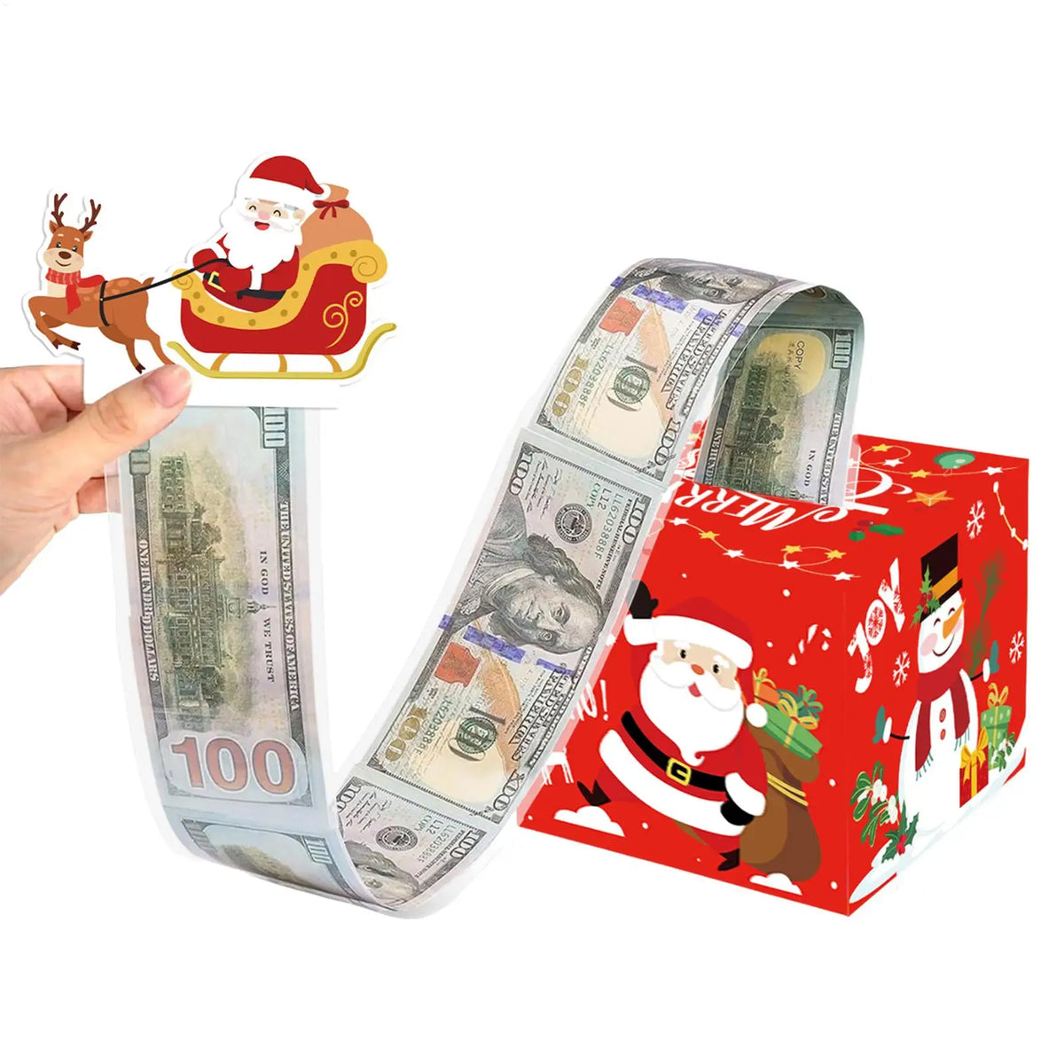 Christmas Gift Money Pull Box