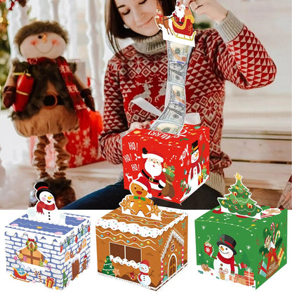 Christmas Gift Money Pull Box