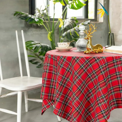 Christmas Plaid Tablecloth