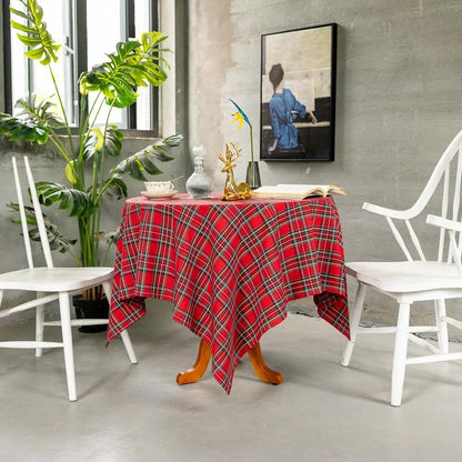 Christmas Plaid Tablecloth