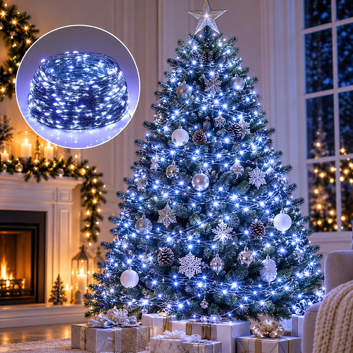 Christmas String Lights - Up to 100 Metres with Remote Control