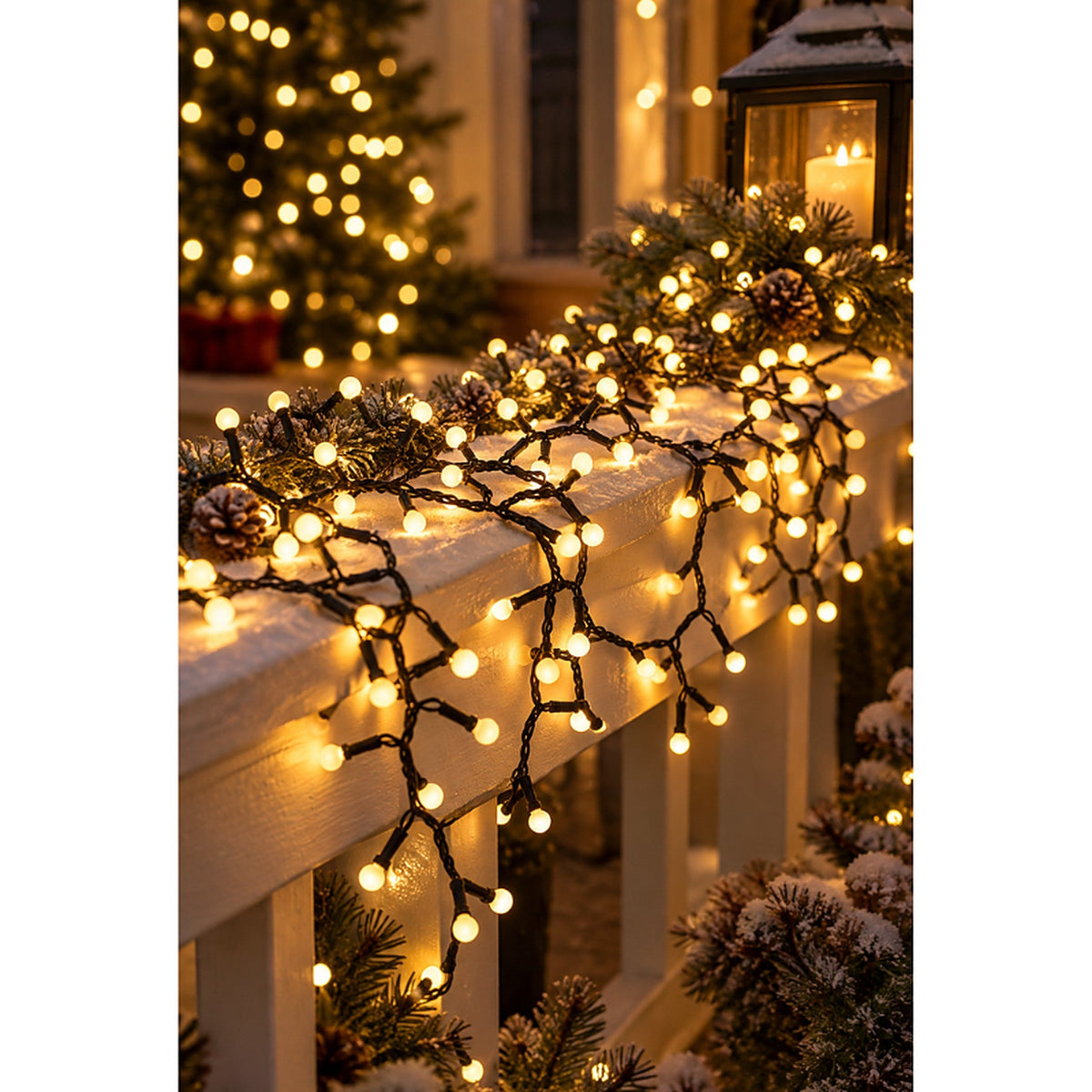 Christmas String Lights with 300 LEDs, 8 Functions and Timer