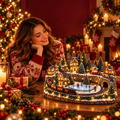 Christmas Train & Skating Rink