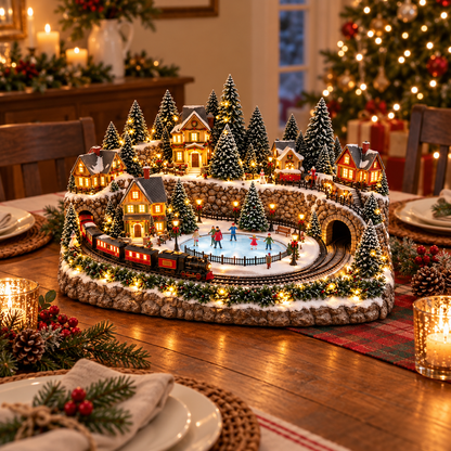 Christmas Train & Skating Rink