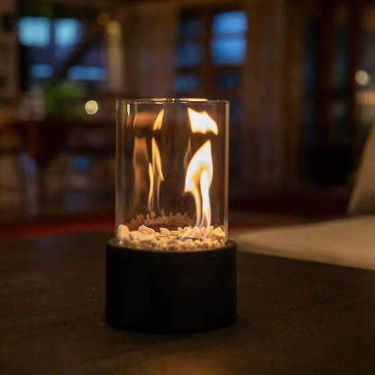 Classic Open-Flame Oil Table Lamp
