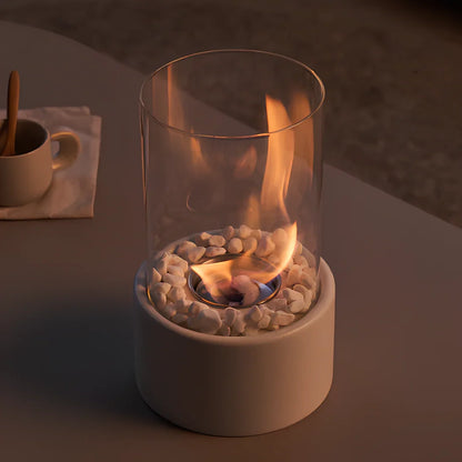 Classic Open-Flame Oil Table Lamp