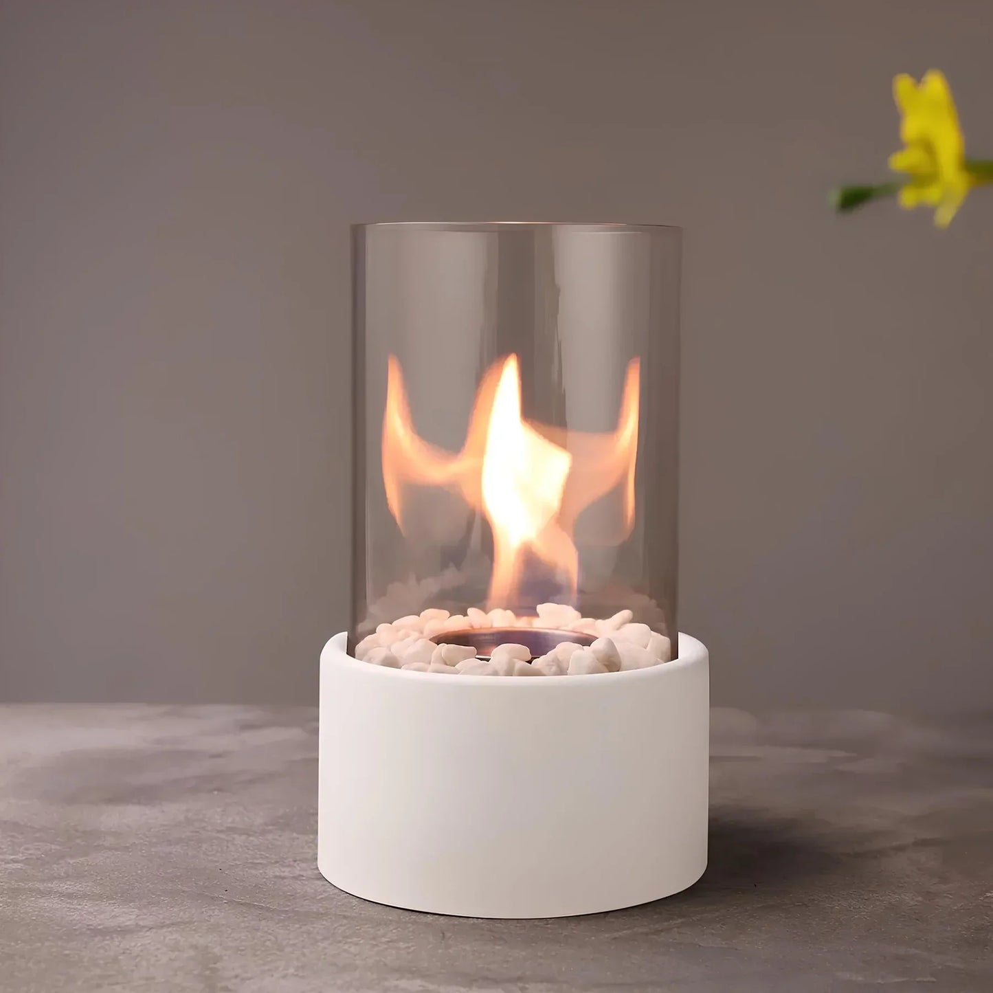 Classic Open-Flame Oil Table Lamp