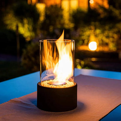 Classic Open-Flame Oil Table Lamp