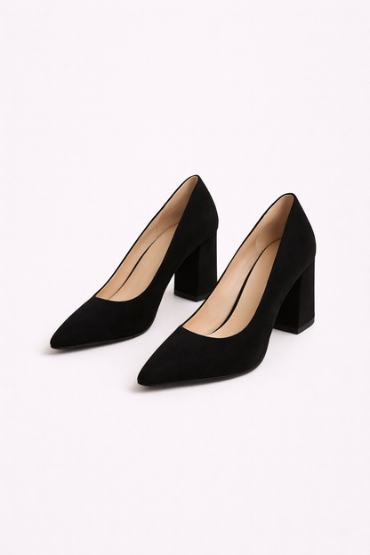 Classic Suede Heels