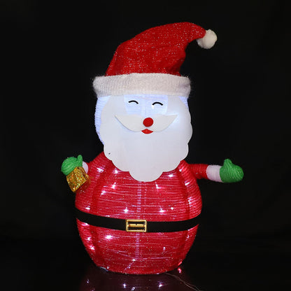 Collapsible Santa Claus with Timer - 70 cm