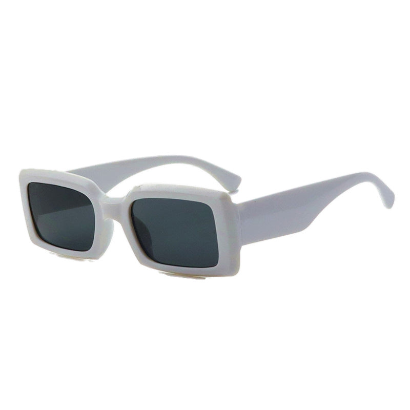 Contemporary Matte Square Sunglasses