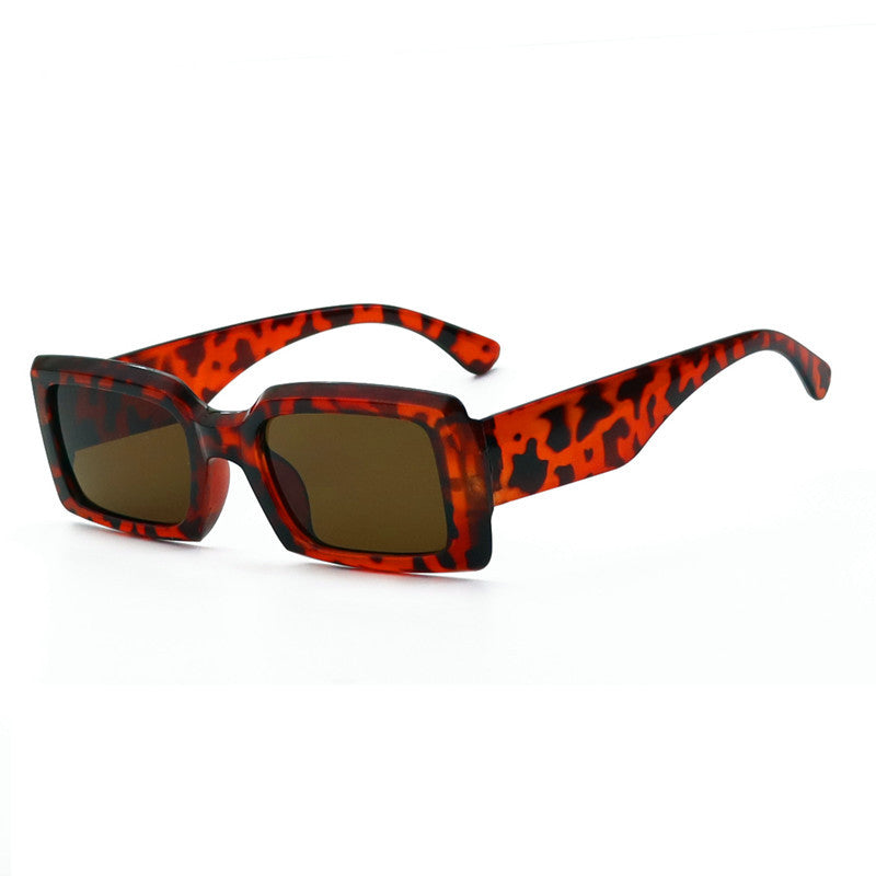Contemporary Matte Square Sunglasses