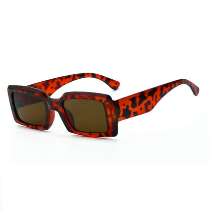 Contemporary Matte Square Sunglasses