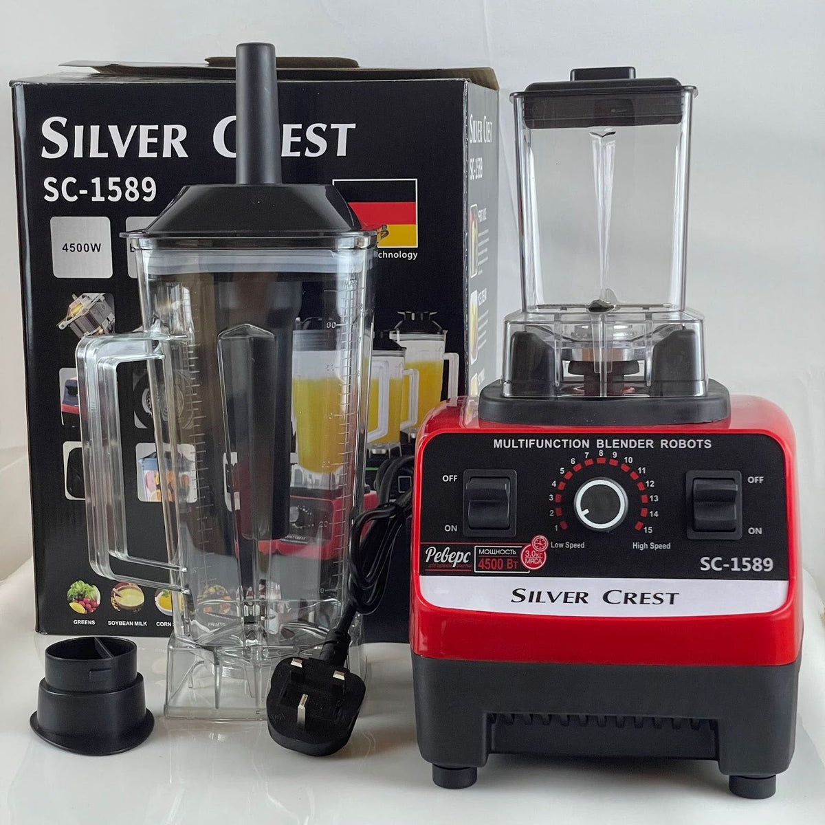Countertop Blender with Dual Jars, 2L, for Baby Food