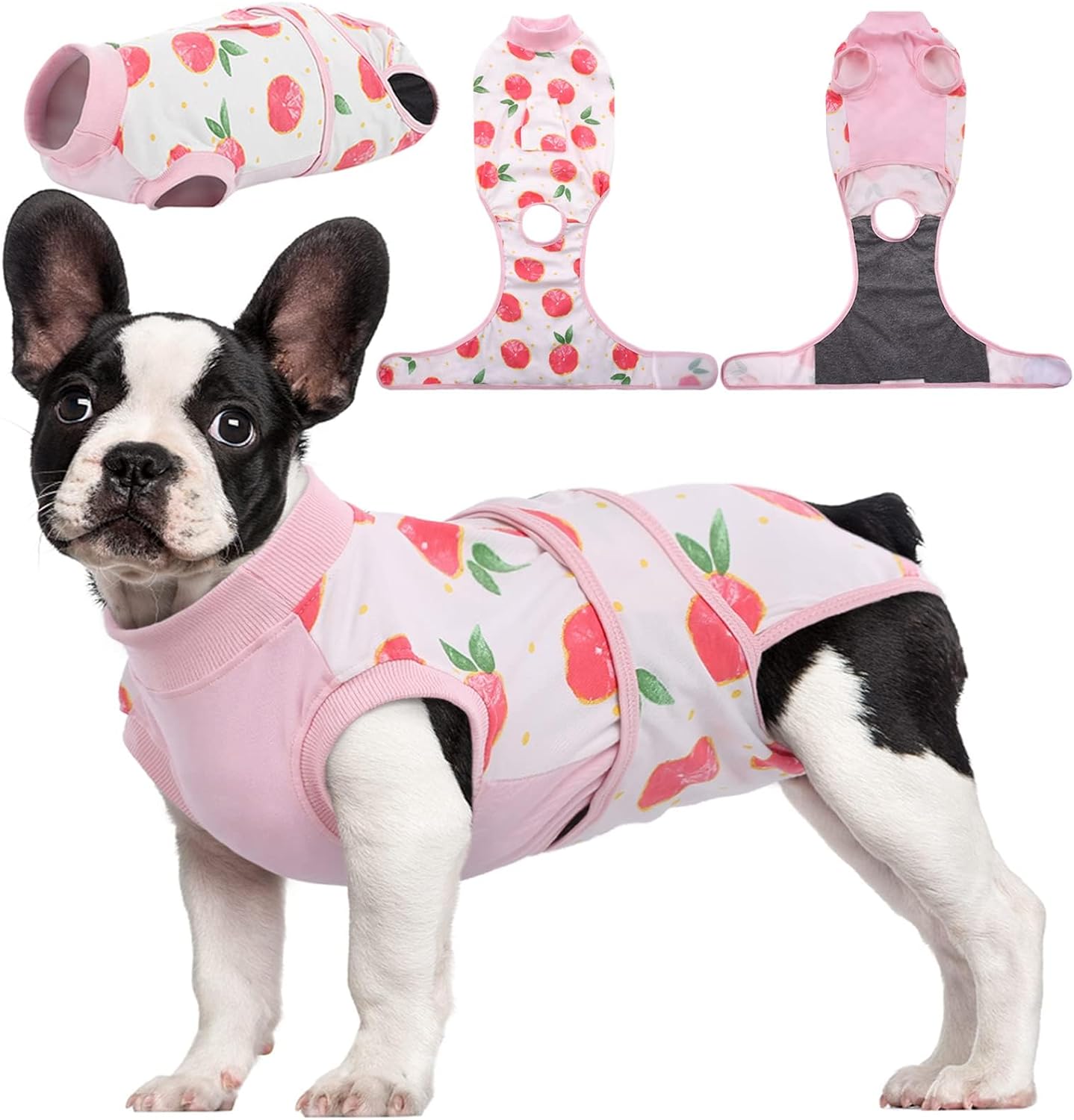 Custom Fit Dog Recovery Suit — Soft Fabric Postoperative Healing Garment