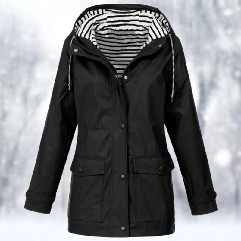 Teresa | Women's Hooded Raincoat - Image 3