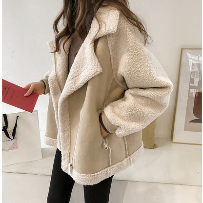 Amanda | Women's Oversized Sherpa Jacket - Image 4