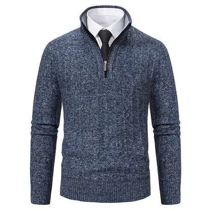 Dawson | Men's Quarter Zip Cable Knit Sweater - Image 2