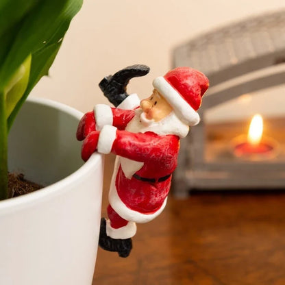 Decorative Festive-Style Snowman Plant Decoration