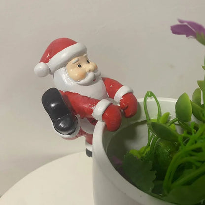 Decorative Festive-Style Snowman Plant Decoration