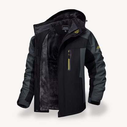 Todd | Men's Hooded Fleece Lined Winter Jacket - Image 6