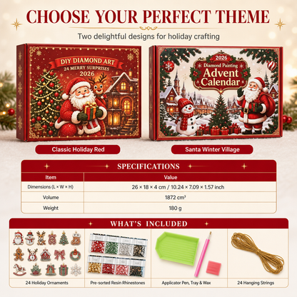 DIY Christmas Decoration Advent Calendar 2026 – 24 Days