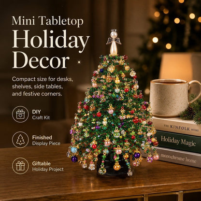 DIY Lighted Seasonal Tabletop Tree Kit