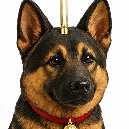 Dog Advent Calendar for Dog Lovers – 24 Acrylic German Shepherd Ornaments for Christmas Tree Decoration
