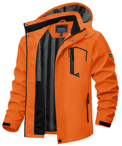 Dorian | Men's Lightweight Hooded Rain Jacket - Image 1