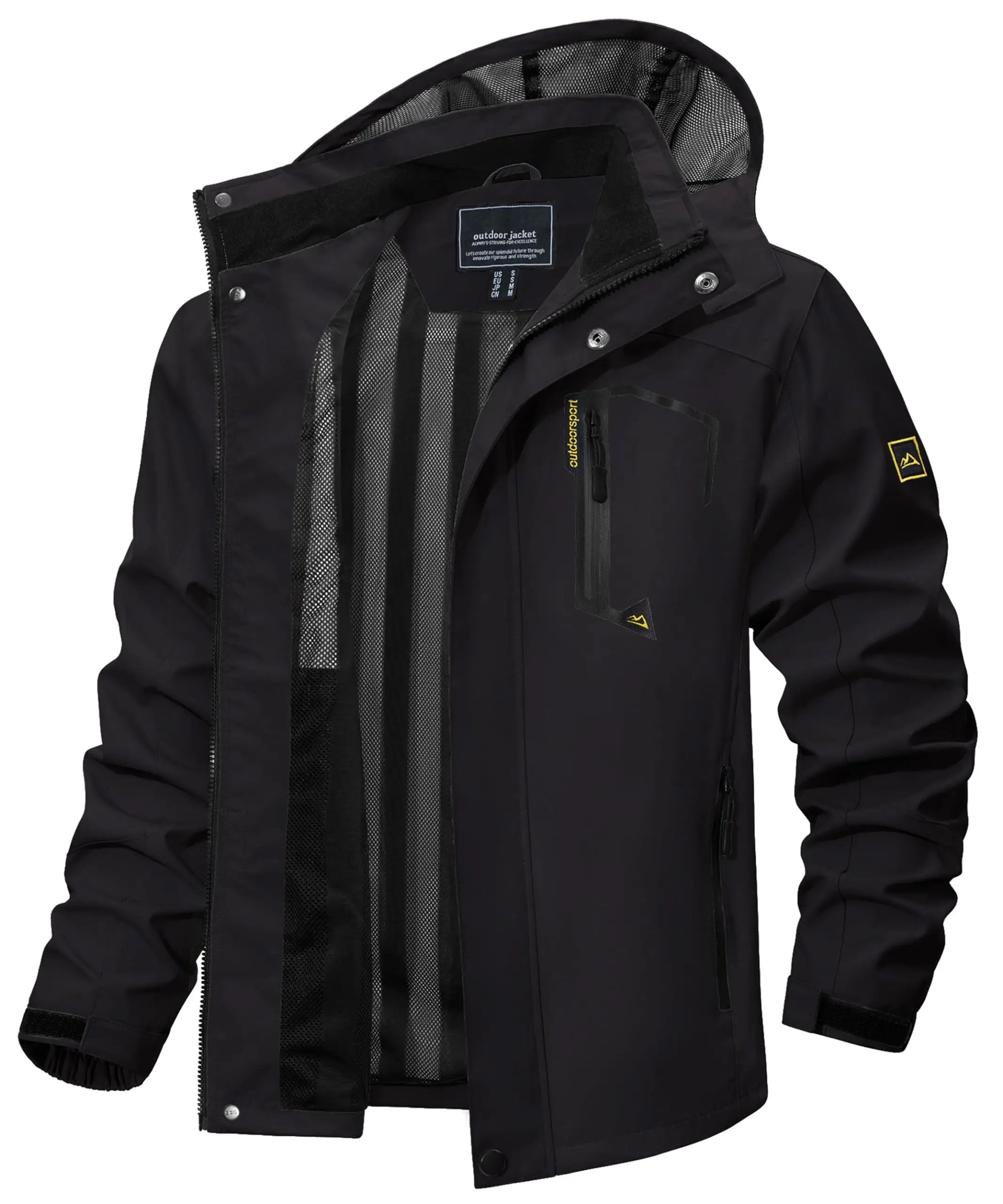 Dorian | Men's Lightweight Hooded Rain Jacket - Image 1