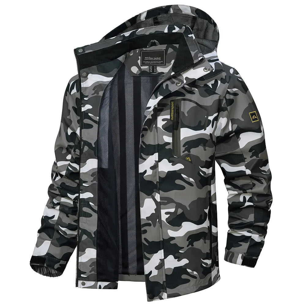 Dorian | Men's Lightweight Hooded Rain Jacket - Image 1