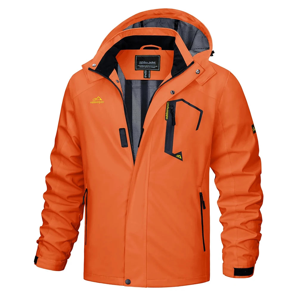 Dorian | Men's Lightweight Hooded Rain Jacket - Image 2