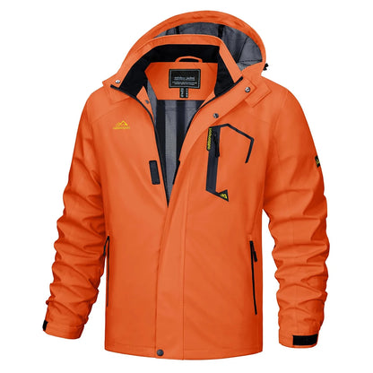 Dorian | Men's Lightweight Hooded Rain Jacket - Image 2