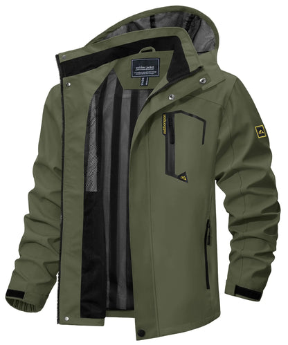 Dorian | Men's Lightweight Hooded Rain Jacket - Image 3