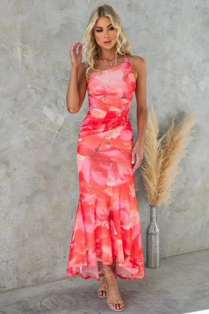 Katherine | Elegant Floral Xanthe Midi Dress for Warm Weather - Image 4