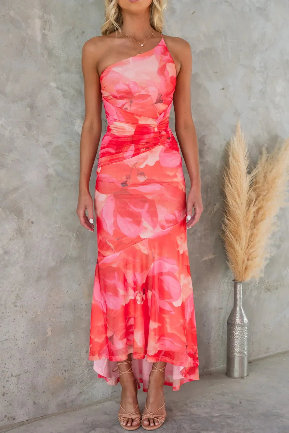 Katherine | Elegant Floral Xanthe Midi Dress for Warm Weather - Image 5