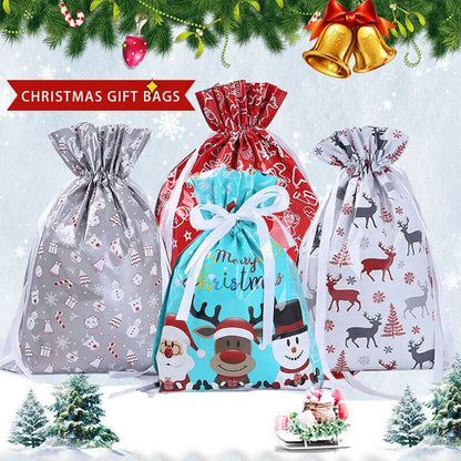 Drawstring Gift Wrapping Bags (5-Pack)