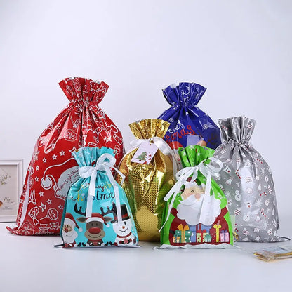 Drawstring Gift Wrapping Bags (5-Pack)