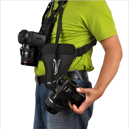 Dual Camera Harness – Quick-Access Design, Lightweight & Breathable Comfort