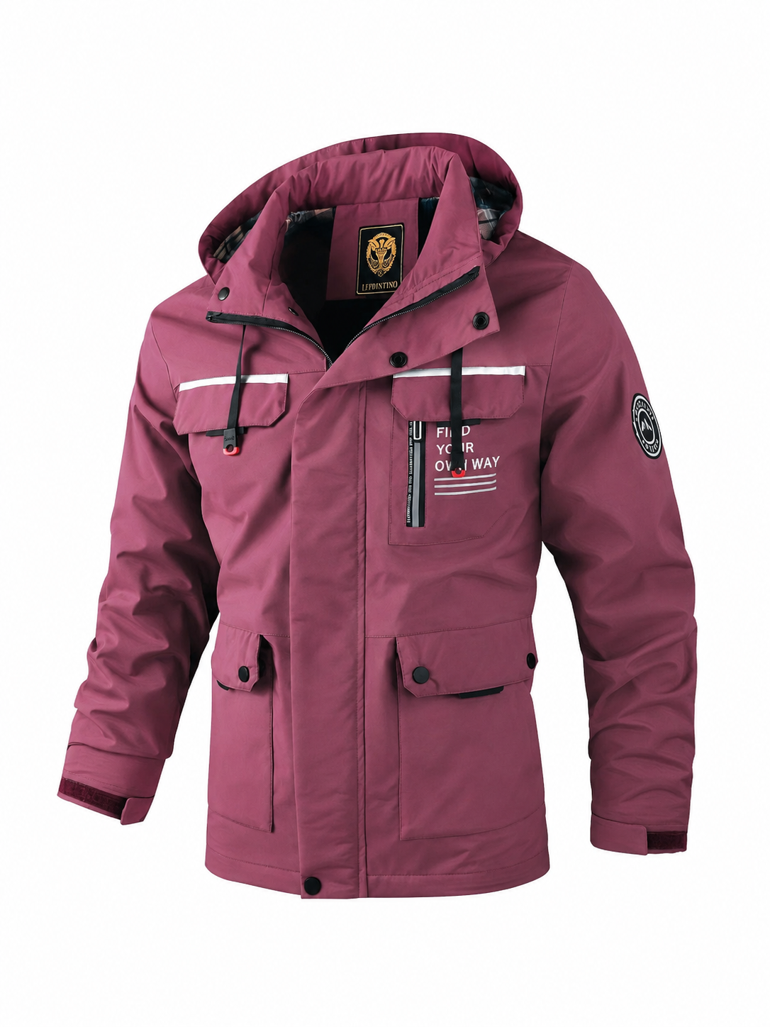 Dwight | Men's Hooded Utility Jacket - Image 1